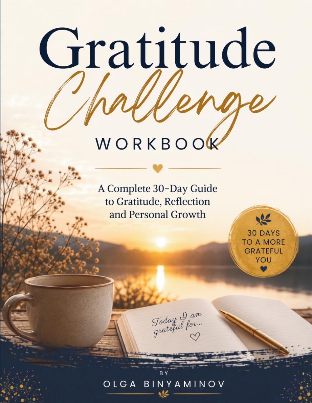 Gratitude Challenge Guided Workbook Front Cover